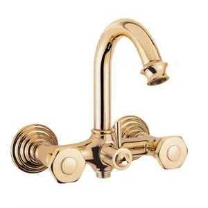 Смеситель CEZARES -V-03/24-Sw для ванны/душа, двухзахватный, золото/ручки Swarovski