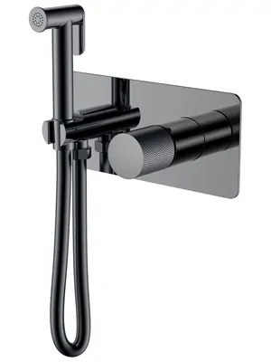 Смеситель Boheme 127-SGM.2 встраиваемый, с гиг душем, однозахв, ручка:touch, графит глянцевый