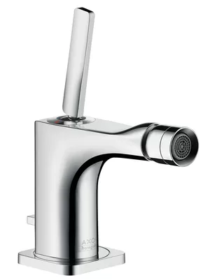 Смеситель Axor 36120000 для биде 114мм, однорычажный, с донным клапаном, хром