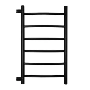 Полотенцесушитель водяной ENERGY 600х400 1", черный мат, EWTR006040R905M