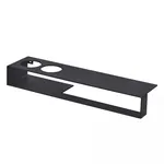 Металлическая полка AQUATON 1A255603LQX70 425x100x60 с полотенцедержателем, черный