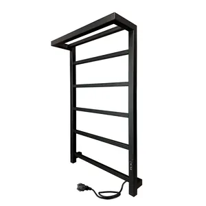 Полотенцесушитель Indigo (electrо) с/п 800х500 скр.монтаж, унив.подкл, черный муар