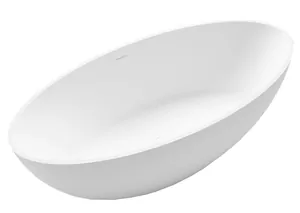 Ванна Gruppo Treesse V308BO 1800х850х520 иск. камень, отдельностоящая, белый матовый