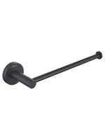 Полотенцедержатель Aquatek AQ4119MB настенный, латунь, цвет: черный матовый