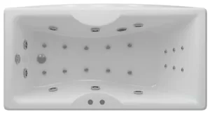 Ванна акриловая Акватек 150х75 аэромассаж, пневмо управление, панель, каркас, слив
