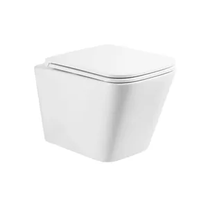 Унитаз подвесной BelBagno -R (340х490х350) безободковый, белый BB520CHR