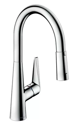 Смеситель Hansgrohe для кухни 200 вытяжной поворотный излив хром 72813000