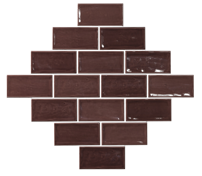 Chic Glamour Burdeos Glossy 15X7.5 глянцевая