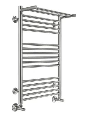 Полотенцесушитель TERMINUS П16 (ШВ:532x800) водяной, нерж.сталь, с полкой