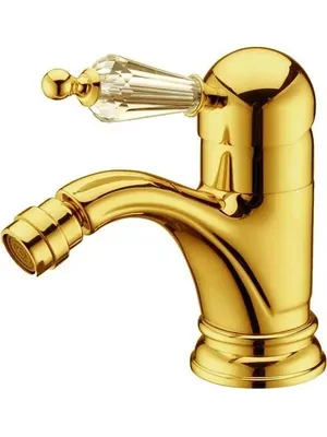 Смеситель Boheme 326 для биде, на 1 отверстие, однозахватный, золото