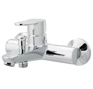 Смеситель для ванны/душа Swedbe 1830 настенный, однорычажный, короткий излив, хром