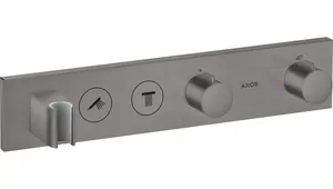Смеситель для душа Axor 18355340 встраиваемый термостат, 2 выхода, шлиф.черный хром