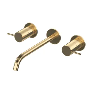 Смеситель Cezares -BLI3L-L-SR встраиваемый, для раковины, 230 мм, двухзахватный, Sunrise