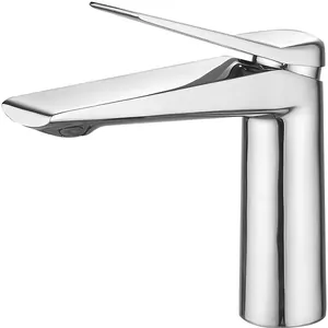 Смеситель для раковины ESKO SHA 26 однозахватный, низкий излив, без д/к, цвет: хром