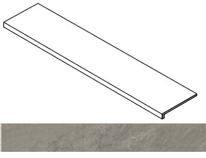 Forte dei Marmi Rock Venaria Grey Fro, 33x160 матовая