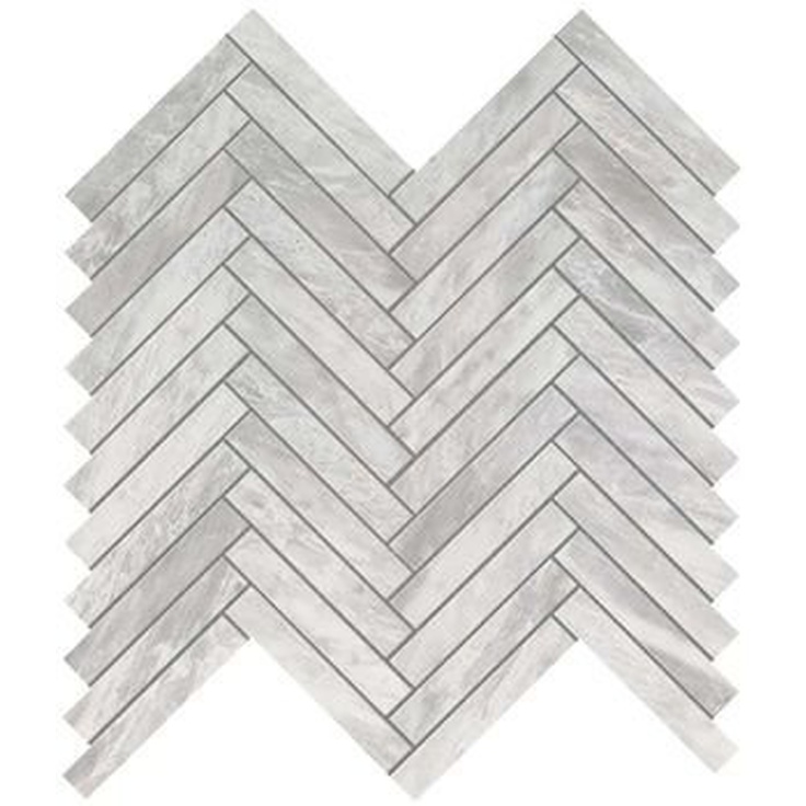 Atlas Concorde Marvel Stone 9SHB Bardiglio Grey Herringbone Wall 30,5x30