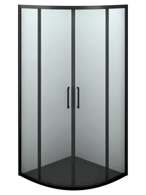 Душевой уголок WasserKRAFT Dill 900х900х2000 стекло прозрачное/профиль черный 61S01