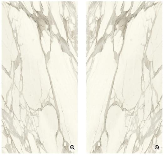 панно Marvel Meraviglia Calacatta Bernini Bookmatch 6 mm Lapp 160x320