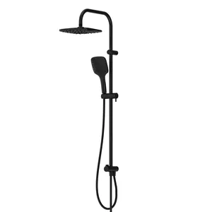 Душевая система Damixa Origin Evo/Eclipse верх.душ 230м, ручн.душ, 3функ., черная 978200300/93100030