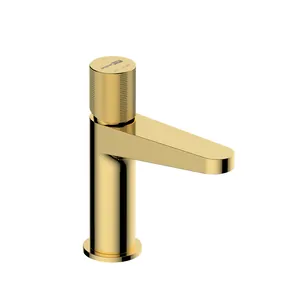 Смеситель WasserKRAFT 7603 для умывальника, 103 мм, однозахватный, глянцевое золото