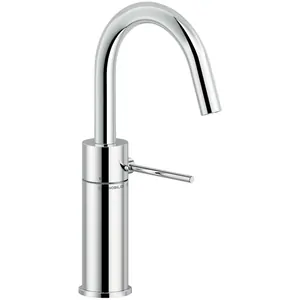 Смеситель NOBILI для раковины, однозахватный, высокий излив, Eco, хром VE125138/3CR