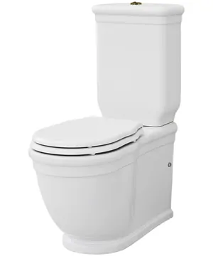 Унитаз-компакт ArtCeram 380х720х940 белый, кнопка бронза HEV0060100+HEC0090100+ACA00672