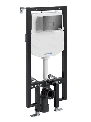 Инсталляция для унитаза WasserKRAFT с клавишей смыва, цвет: черный 56TLT.010.ME.PB03