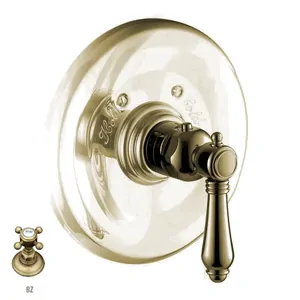 Смеситель для душа Nicolazzi 4914BZ69 термостат, ручка El Capitan, бронза