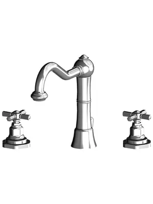 Смеситель GATTONI для раковины, ручки Paris, с донным клапаном, хром TR096/18CO