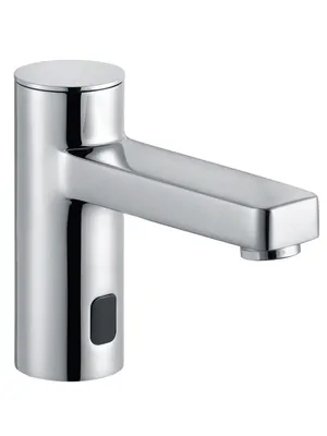 Смеситель KLUDI электронный для умывальника, литевая батарейка 9V (хром) 3810005