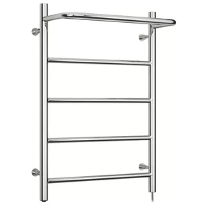 Полотенцесушитель электрический СТИЛЬЕ 600х400, нерж. сталь, правое подключение,00530-6040