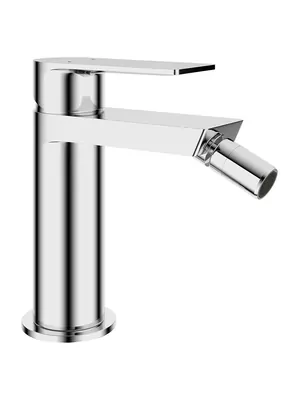 Смеситель для биде Aqueduto GEO0500 однозахватный, низкий излив 87мм, цвет: хром