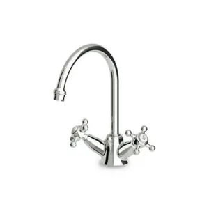 Смеситель для раковины Zucchetti ZAG262 c донным клапаном, хром