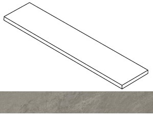 Forte dei Marmi Rock Venaria Grey DX 33x160 матовая