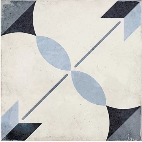 Art Nouveau Arcade Blue 20X20 матовая