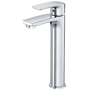 Смеситель DAMIXA 2.0 для умывальника, однозахватный, высокий излив 240 мм, хром 480250000