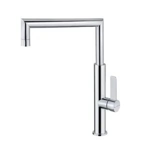 Смеситель для кухни TEKA FOT 990 CHROME однозахватный, высокий, поворотный излив, хром 116030028