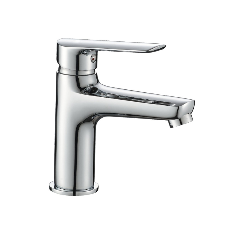 Смеситель для раковины ESKO LG 26 однозахватный, на 1 отверстие, фиксированный излив, хром