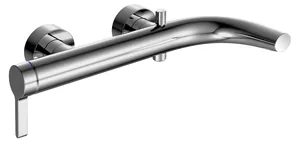 Смеситель для ванны Keuco настенный, однозахватный, хром 51520 010100