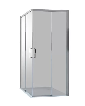 Душевой уголок HUPPE 2 900х900х2000 серебро с блеском/стекло прозрачное C20107.069.321