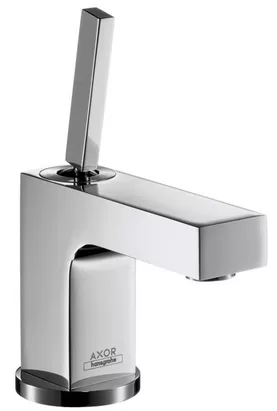 Смеситель Axor 39015 для умывальника однозахватный, донный клапан, излив 104мм,высота 193мм