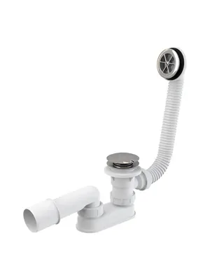 Сифон для душевого поддона Alcaplast A503KM click/clack пластик, с переливом, вых.40/50
