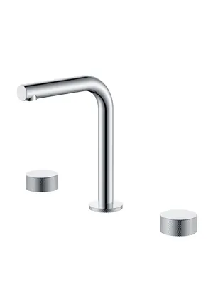 Смеситель Boheme 152-CR.2 для раковины, на 3 отверстия, двухзахватный, ручки touch, хром