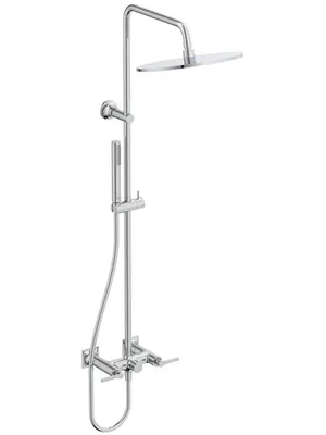 Душевая система Ideal Standard смеситель для душа, верхний душ, лейка, хром BD159AA