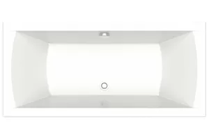 Ванна акриловая BAS 1700х800 прямоугольная, каркас, без слива-перелива, цвет: белый белый