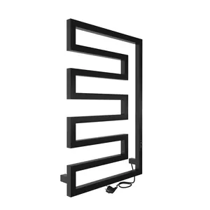 Полотенцесушитель Indigo 80/50 (таймер, скрытый монтаж, унив.подкл.) черный муар DGR80-50BRRt