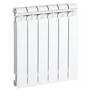 Радиатор биметаллический GLOBAL 500, 6 секций ВШГ:568х480х80 990 Ватт, белый