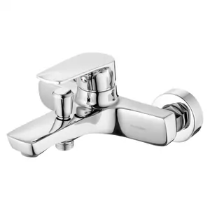 Смеситель для ванны/душа Swedbe 1630 настенный, однозахватный, короткий излив, цвет: хром