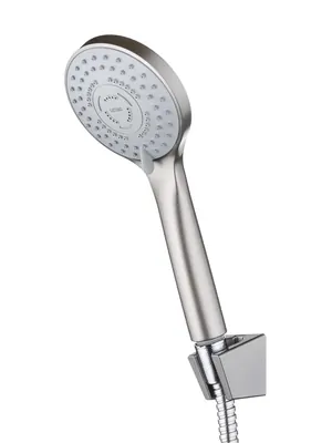 Душевой набор Swedbe L80072SS лейка 5-режимная с держателем и шланг 1,5м, сталь нержавеющая