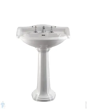 Раковина подвесная Devon&Devon IBLG3FOXF 650х500х300 с 3 отверстиями под смеситель, белая